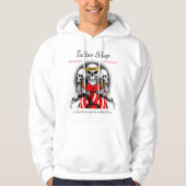 Tattoo Studio - Kreukgegoten overhemd Hoodie (Voorkant)