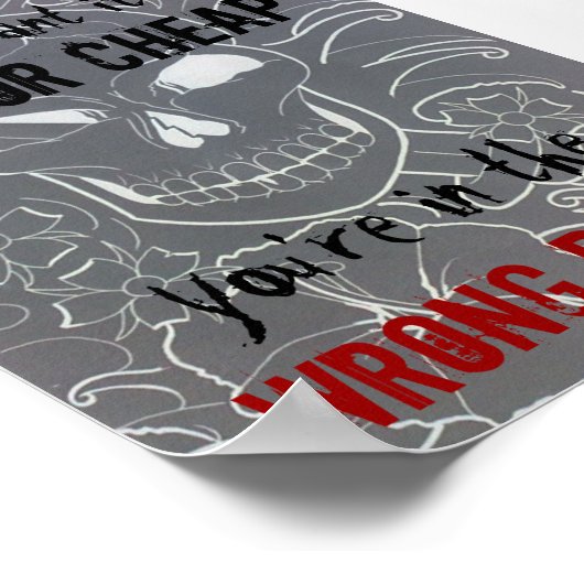 Tattoo Studio-teken Poster (Hoek)