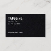 Tattoo Studio Visitekaartje (Achterkant)