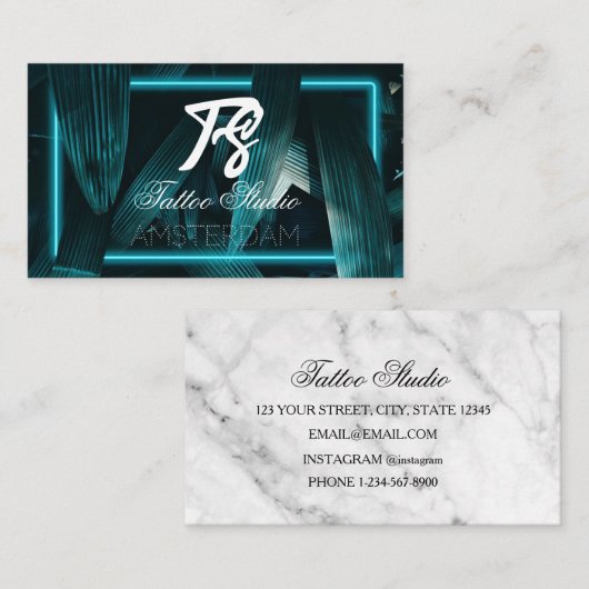 Tattoo Studio Visitekaartje (Voorkant / Achterkant)