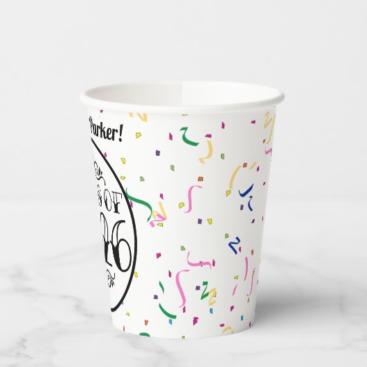 Tattoo Style Class van 2026 Afstuderen Papieren Bekers (Links)