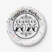 Tattoo Style Class van 2026 Afstuderen Papieren Bordje (Voorkant)