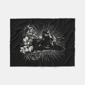 Tattoo Style Lover Belgian Malinois Retro Dog _1 Fleece Deken (Voorkant (Horizontaal))