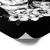 Tattoo Style Lover Boxer Retro Dog Poster (Hoek)