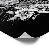 Tattoo Style Lover Labrador Retriever Retro Dog Poster (Hoek)