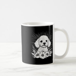 Tattoo Style Lover Poedel Retro Hond _1 Koffiemok