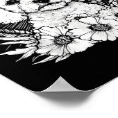 Tattoo Style Lover Poedel Retro Hond _1 Poster (Hoek)