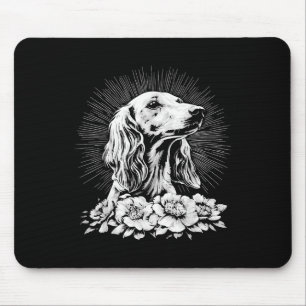 Tattoo Style Lover Saluki Retro Dog Muismat