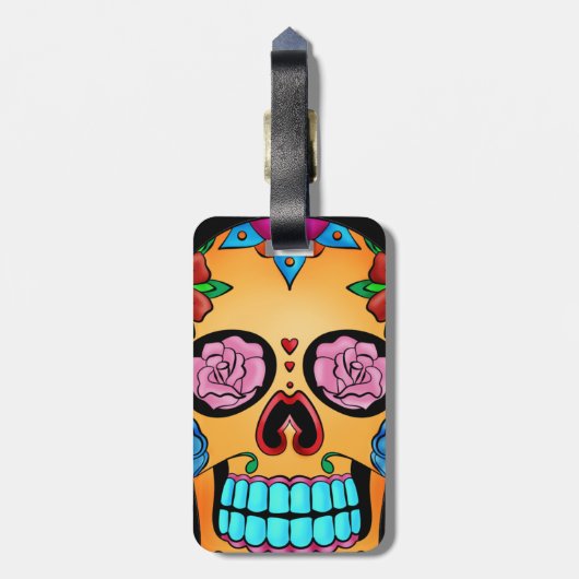 Tattoo Suiker Bagagelabel (Achterkant verticaal)