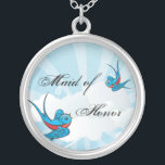 Tattoo Swallow Birds Maid of Honor Ketting<br><div class="desc">Tattoo Swallow Birds Maid of Honor Ketting. Geweldig voor een cadeau voor een bruiloft.</div>