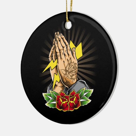 Tattoo Tatoeëren Tribal Symbool Artiest Bidden Lic Keramisch Ornament (Links)