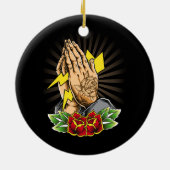 Tattoo Tatoeëren Tribal Symbool Artiest Bidden Lic Keramisch Ornament (Achterkant)