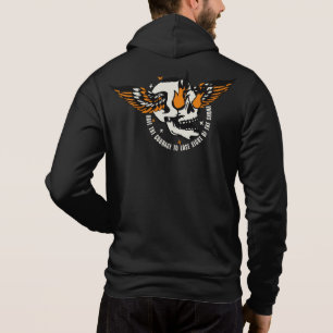 Tattoo tete de dood have the moed to lose sight hoodie