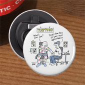 Tattoo Theme Funny Tattooist Button Flesopener