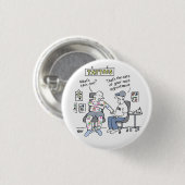 Tattoo Theme Funny Tattooist Ronde Button 3,2 Cm (Voorkant /achterkant)