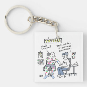 Tattoo Theme Funny Tattooist Sleutelhanger