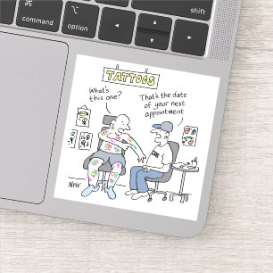 Tattoo Theme Funny Tattooist Sticker