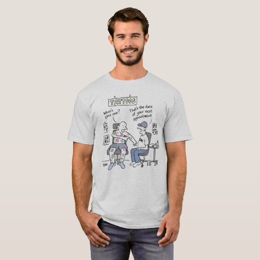 Tattoo Theme Funny Tattooist T-shirt (Voorkant volledig)