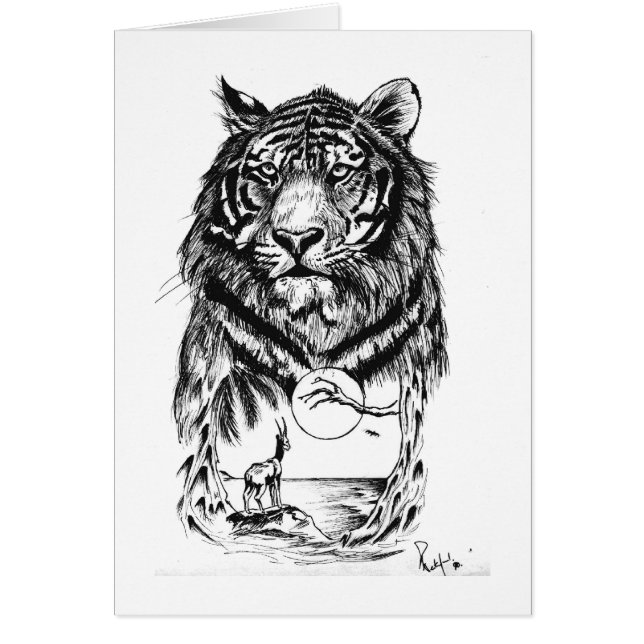 Tattoo Tiger Art (Voorkant)