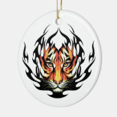 Tattoo Tiger Keramisch Ornament (Links)