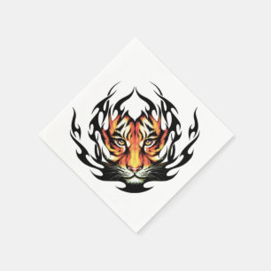 Tattoo Tiger Servetten