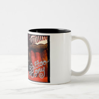 tattoo tony geautografeerd koffiekopje tweekleurige koffiemok