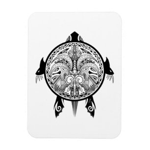 Tattoo Tribale schildpad Magneet