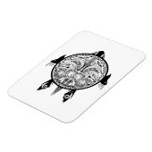 Tattoo Tribale schildpad Magneet (Linkerzijde)
