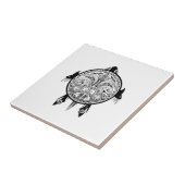 Tattoo Tribale schildpad Tegeltje (Zijkant)