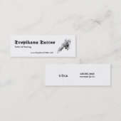 Tattoo Tropikana Mini Visitekaartje (Voorkant / Achterkant)