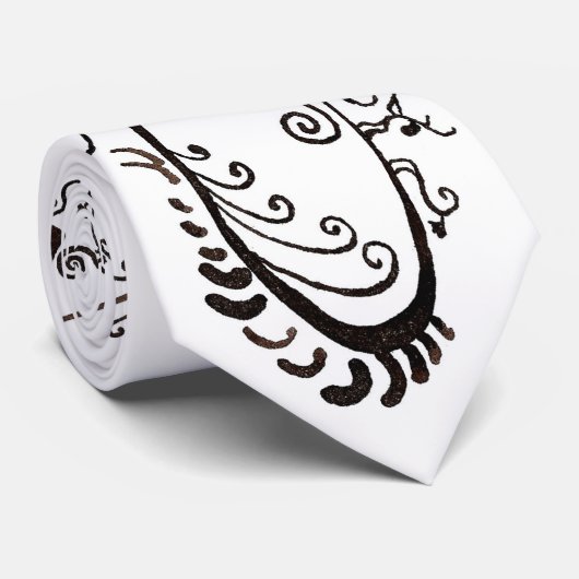 Tattoo uit stammen stropdas (Opgerold)