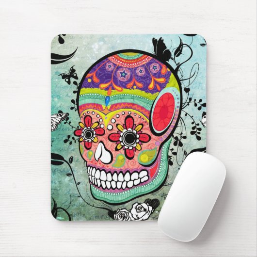 Tattoo Urban Muerte Day of the Dead Mousepad Muismat (Met muis)