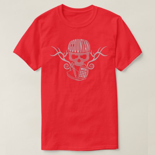 Tattoo van accountant t-shirt (Design voorkant)