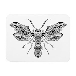 Tattoo van bijen magneet