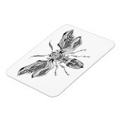 Tattoo van bijen magneet (Linkerzijde)
