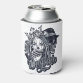 tattoo van de  cichoreilanden blikjeskoeler (Blikje Achterkant)