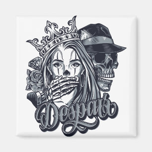 Tattoo van de cichoreilanden magneet
