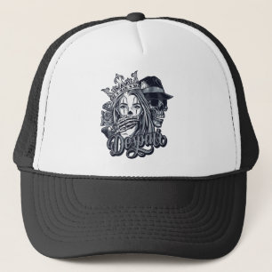 Tattoo van de  cichoreilanden trucker pet