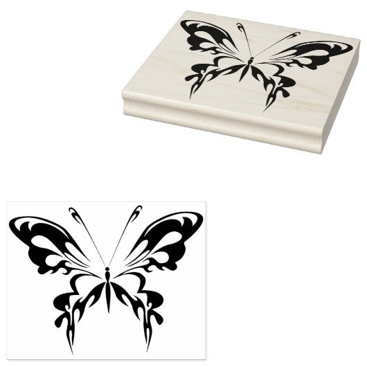 Tattoo van de kunstvlinder rubberstempel (Gestempeld)
