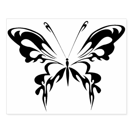 Tattoo van de kunstvlinder rubberstempel (Afrduk)
