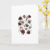 Tattoo van de oude school kaart (Gele Bloem)