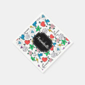 Tattoo van de oude school servet (Hoek)