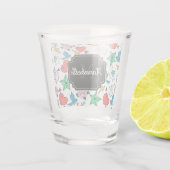 Tattoo van de oude school shot glas (Achterkant)