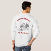 tattoo van de pijnslave - t shirt (Achterkant volledig)