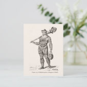 Tattoo van de priester, Marqueseseilanden Briefkaart (Staand voorkant)