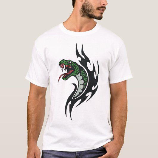 Tattoo van de slang t-shirt (Voorkant)