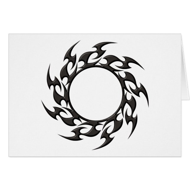 Tattoo van de stamcirkel (Voorkant Horizontaal)
