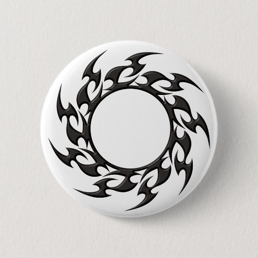 Tattoo van de stamcirkel ronde button 5,7 cm (Voorkant)