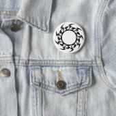 Tattoo van de stamcirkel ronde button 5,7 cm (In situ)