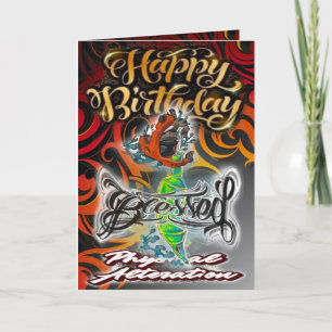 Tattoo van een draagtas kaart